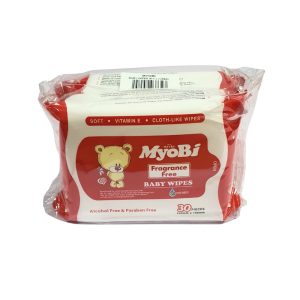 MYOKI MYOBI FRAGRANCE FREE BABY WIPES 2X30'S